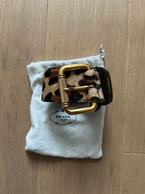 prada leopard belt|prada cinture belt men's.